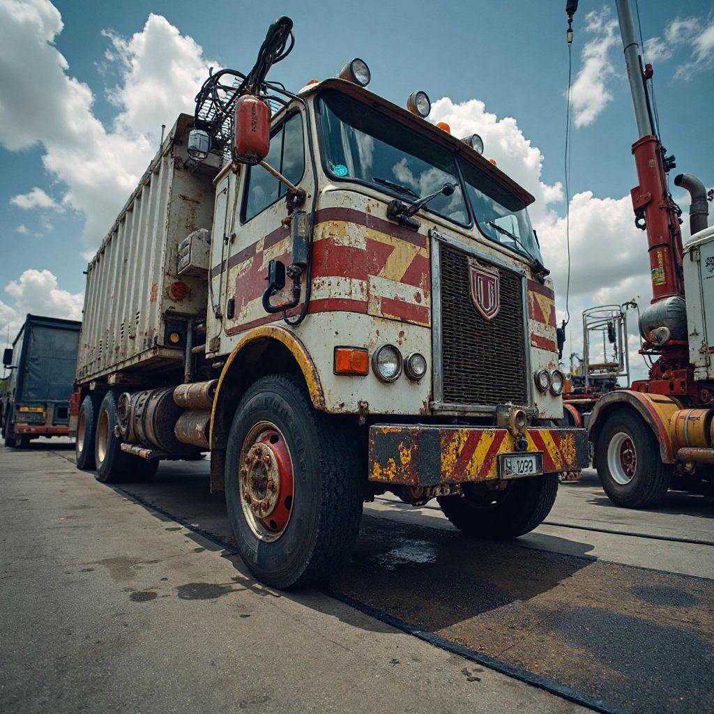 Commercial vehicle service bay